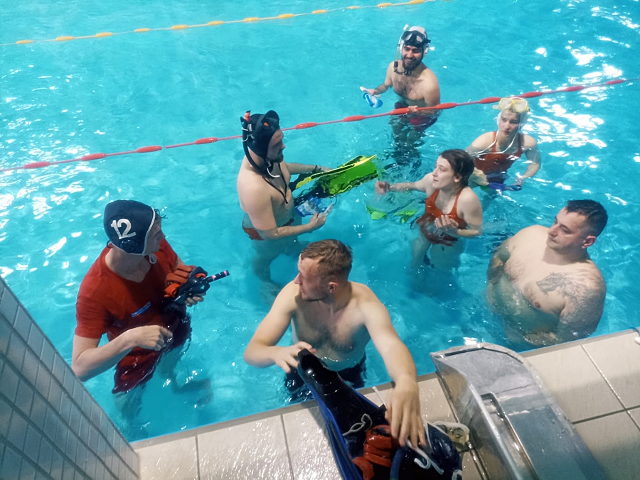 Hokej pod wodą Walenie Siemianowice Śląskie 20 V 2023. Koniec Walenia czyli Amatorska Liga Hokeja Pod Wodą